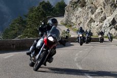 Motorcycling in the mountains equals danger!