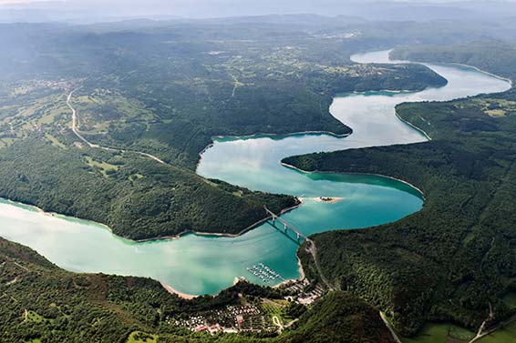 Lac de Vouglans, Jura