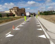 Smarter road markings slow drivers down