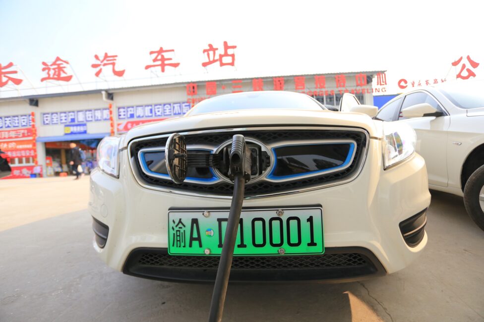China has the most electric vehicles on the road