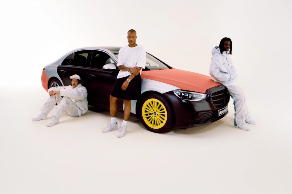 The clothing collection made with recycled airbags