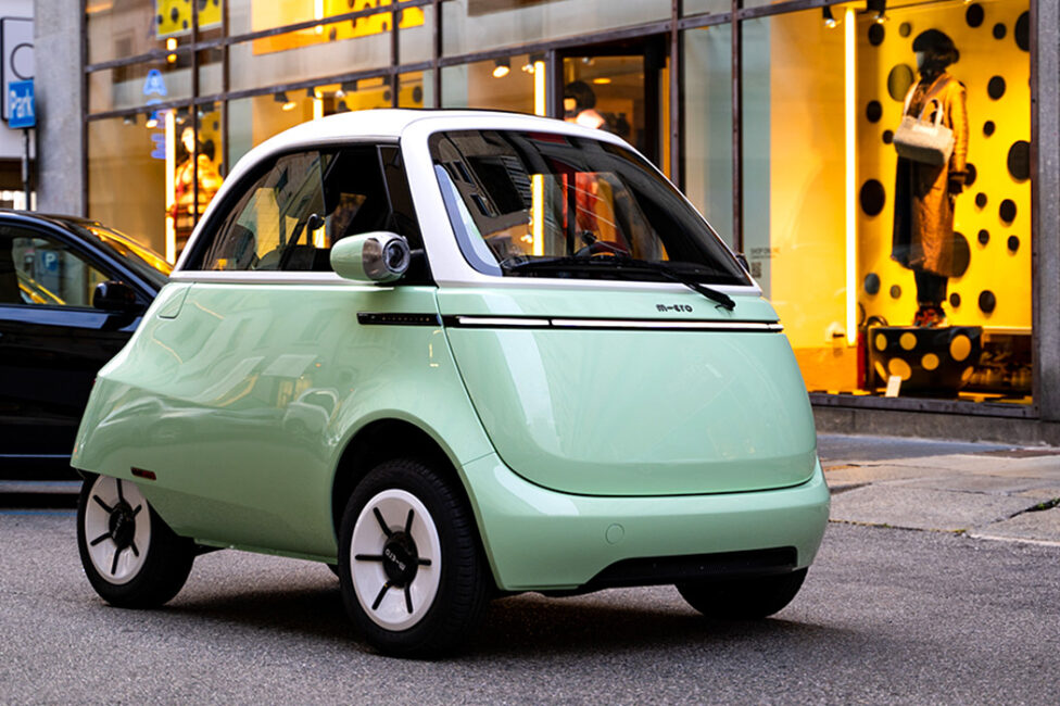 Who could resist this stylish electric microcar?
